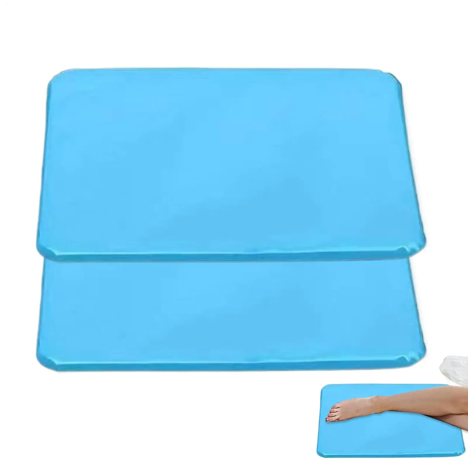 Cool Pillows For Sleeping 2 Pieces Lightweight Water Filling Mat Cushion Pillow Cooling Cushion For Children Student Office