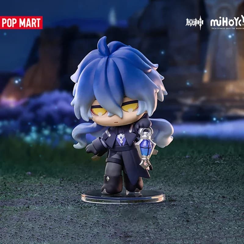 POPMART Genshin Impact Capodanno Raccolta Serie di versione Q Scatola cieca Giocattoli Kawaii Anime Action Figure Sorpresa Scatola misteriosa Regalo