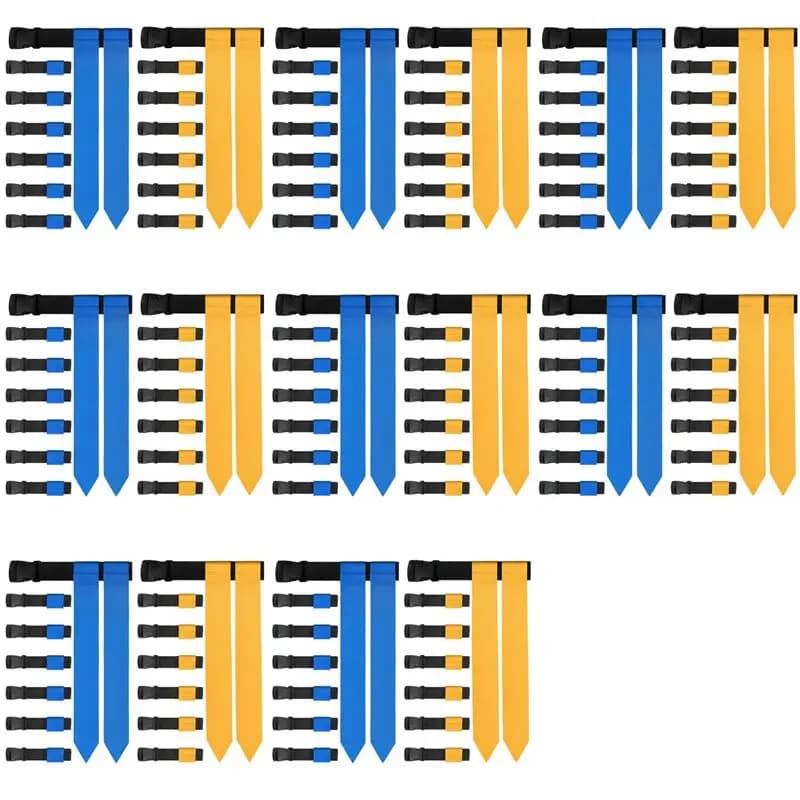 A57T Flag Football Belts, 112 Player Adjustable Flag Football Set For Sports Training Competition