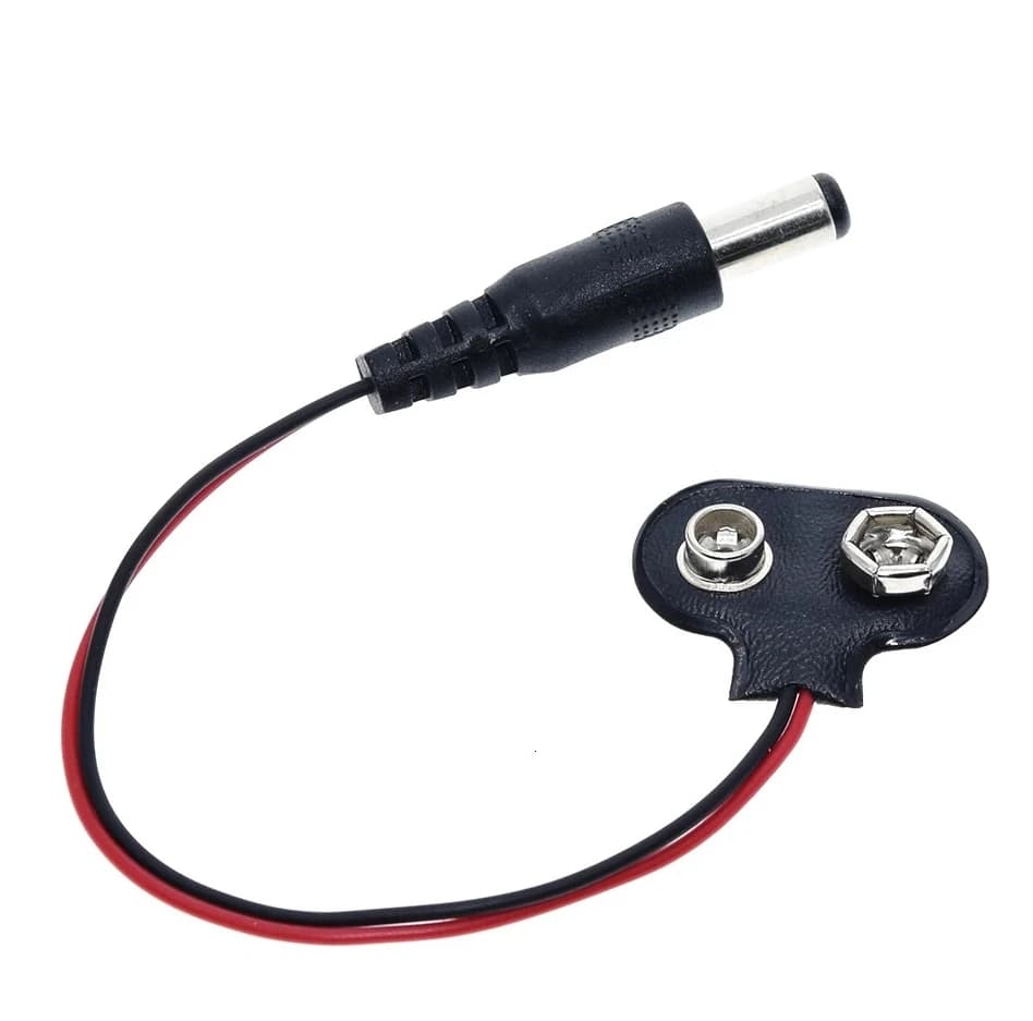 Spina di alimentazione a pulsante batteria TZT9V 90 DC 9V Arduino Mega 2560 1280 UNO R3 132