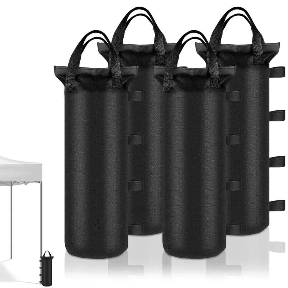 4Pcs Waterproof Durable 600D Oxford Fabric Camping Outdoor Tent Foot Sandbags Garden Gazebo Foot Leg Fixing Equipment