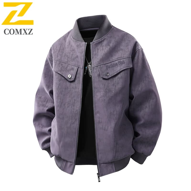 2025 Men's Leather Jacket Fashionable Classic PU Leather Jacket on High-end Breathable Leather with Turned Outdoor Casual Flight Coat