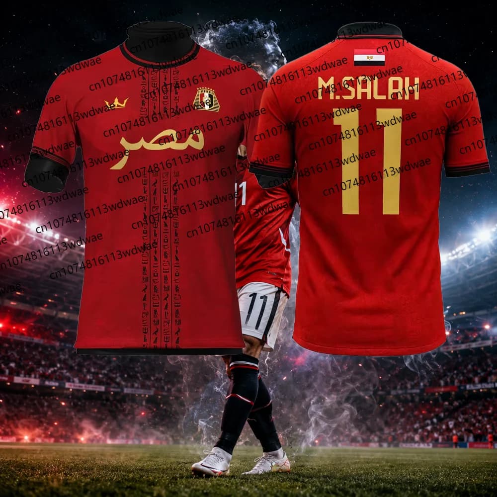 Egypt Style clothing Football Jersey Quick-Drying Salah 11 Jersey Outdoor football Jersey training Special Edition Kid T-shirt