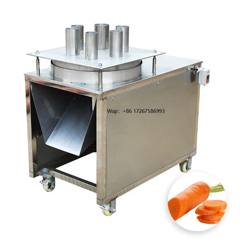 Manual cutter of fries with slicer for onion rings Li Gong