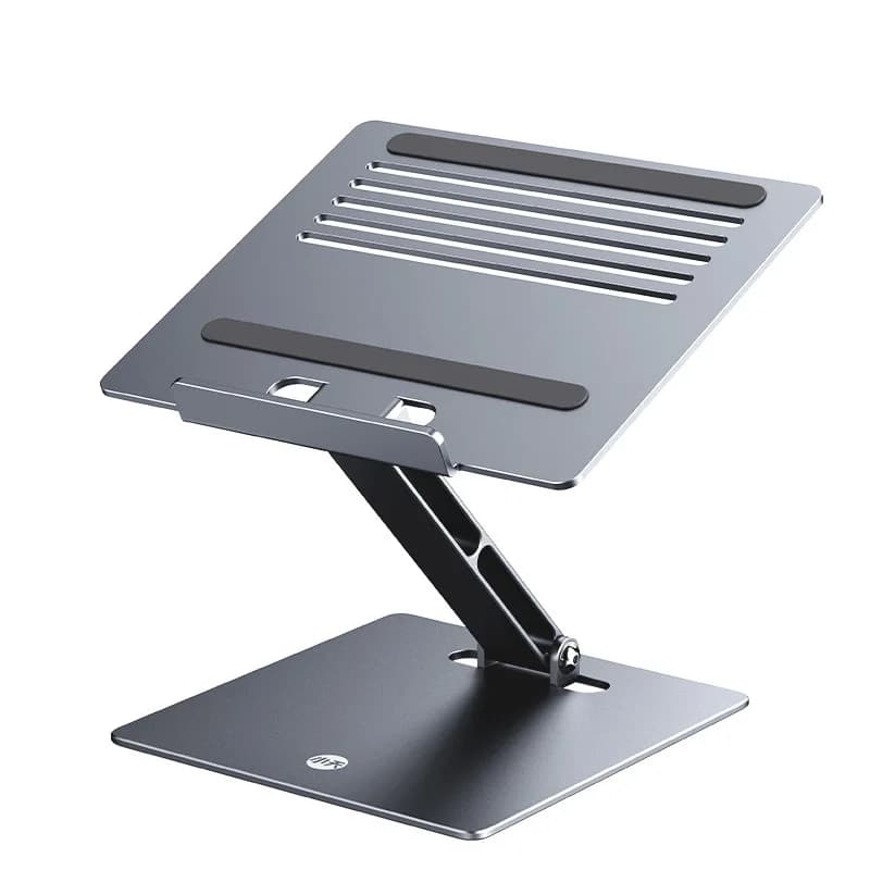 Supporto per Laptop supporto per Tablet pieghevole in alluminio regolabile in altezza supporto per Notebook da tavolo per MacBook 11-17 pollici