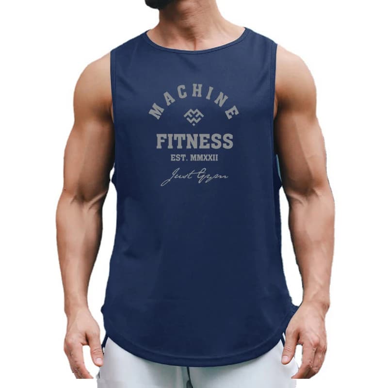 Summer Men Running Vests Gym Clothing Mesh Sports Tank Tops Bodybuilding Fitness Tanktop Training Exercise Sleeveless T-shirts