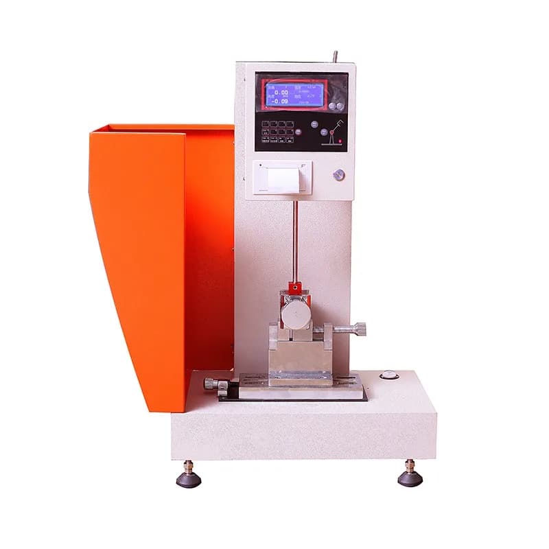 Tester di impatto a pendolo con pellicola per tubi di plastica, macchina per prove di impatto integrata con fascio a sbalzo semplicemente supportato