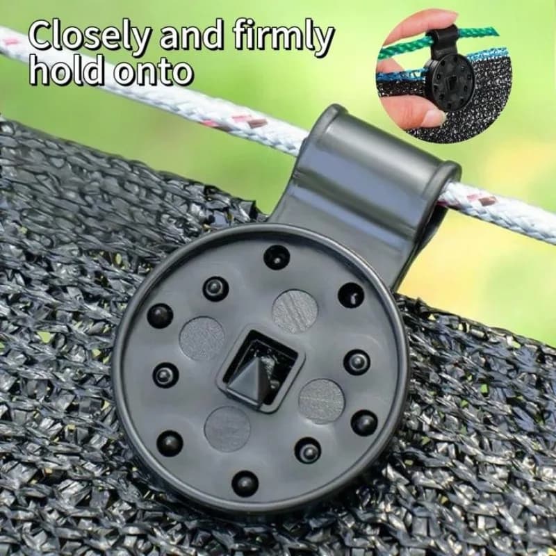 Shade Cloth Plastic Snap Clips Hook Outdoor Sun Shade Net Clips Greenhouse Fabric Fixing Clamps Grommet Fence Netting Hook