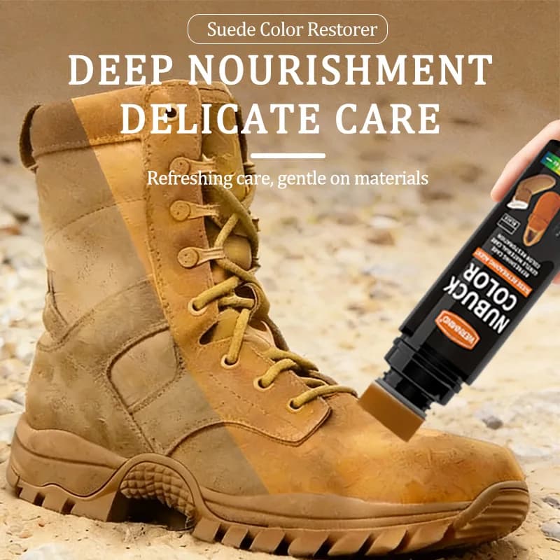 Suede & Nubuck Leather Color Restorer – Recolor & Revive for Snow Boots, Suede Shoes, Brushed Leather