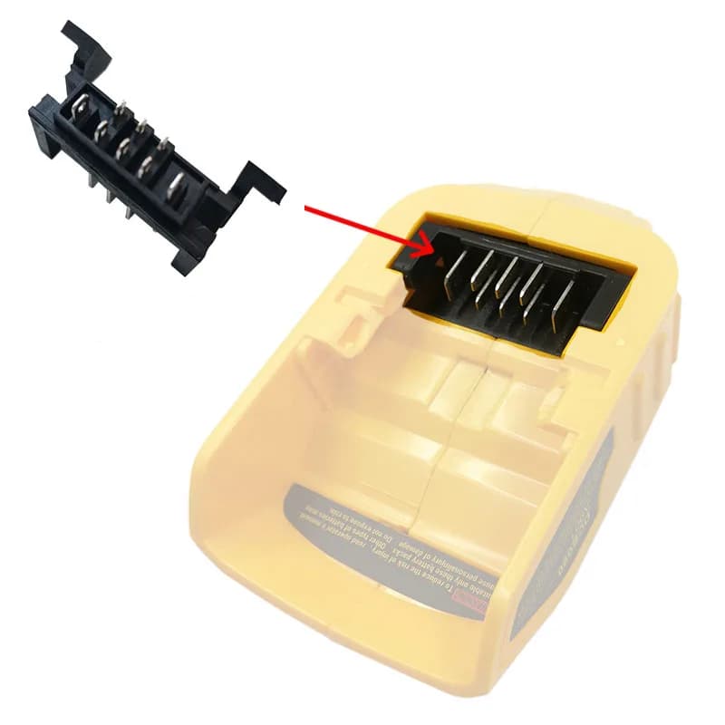 DCB118 Connector Terminal Bracket For Dew Battery Adapter 14.4V 18V Charger USB Adapter