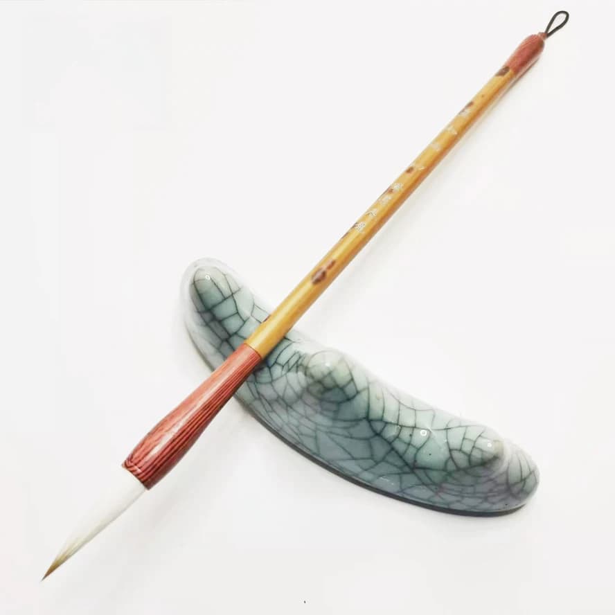 Chinese Calligraphy Brush, Sumi-e Ink Brush, Calligraphy Set Beginner Friendly, Mindfulness, Meditation, Bamboo Handle, Natural