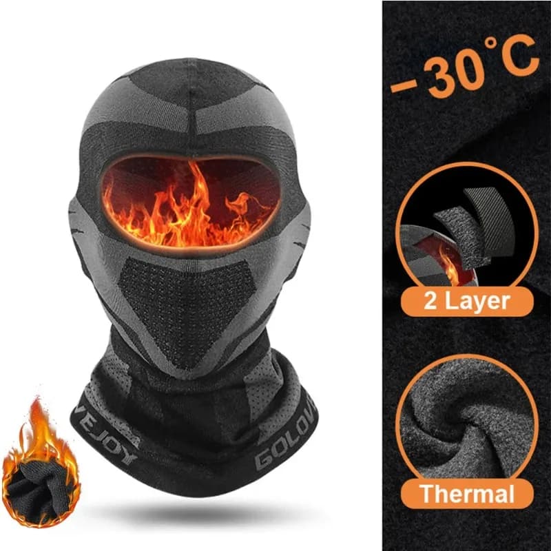 Sunset for Moto, Full Winter Mask Breathable, Cycling Scarf, Motorcycle Helmet