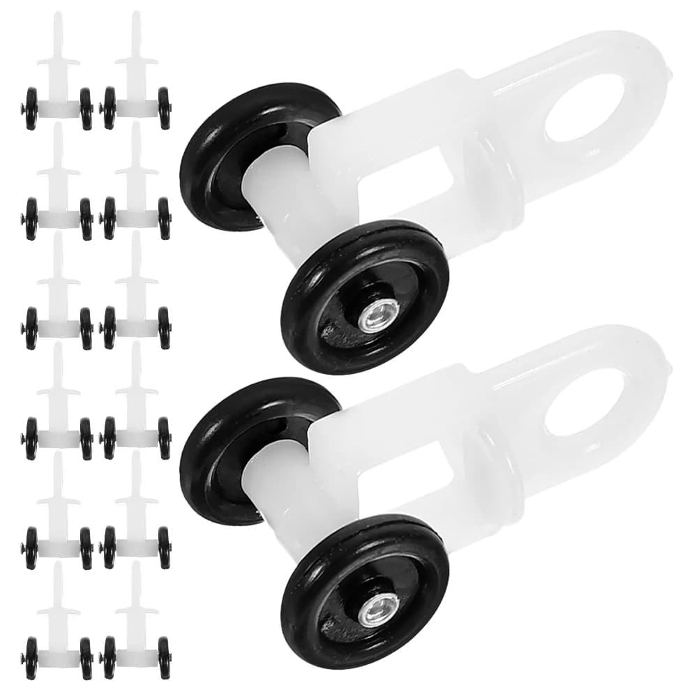 50 pcs plastic alianti curtain rollers technology Nano Bead sliding rail supports smooth and silent for curtains rooms