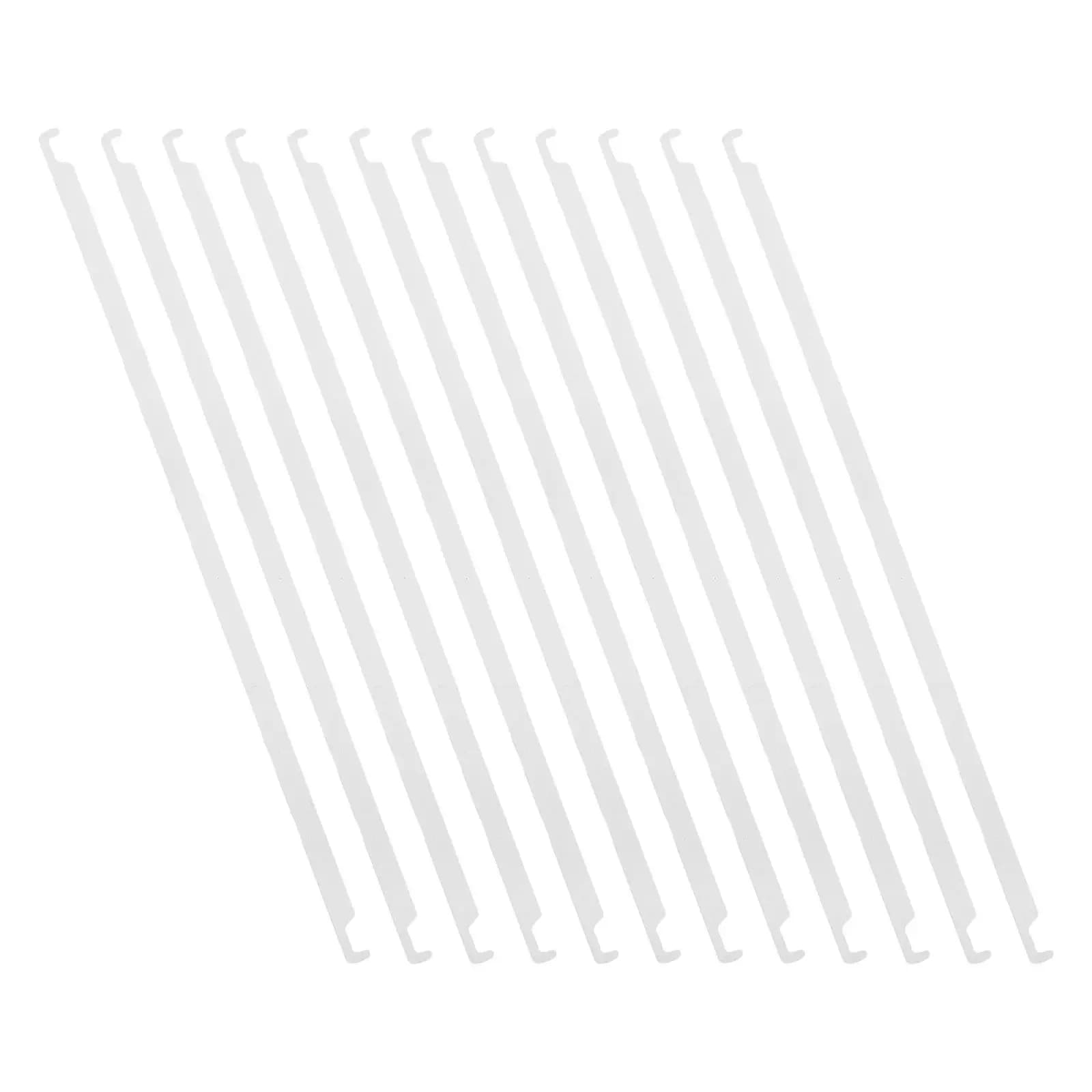 12Pcs Hanging File Folder Rails Metal Rod Organizer Office Desktop Document Sorting Frame Holder Hanging File Folder Frame
