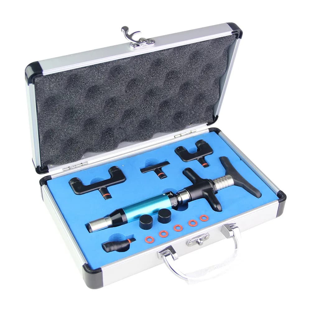 Chiropractic Adjusting Tool Correction Spinal Activator Gun Spine Massage Corrector Therapy Body Relaxation6 Levels 4 Head