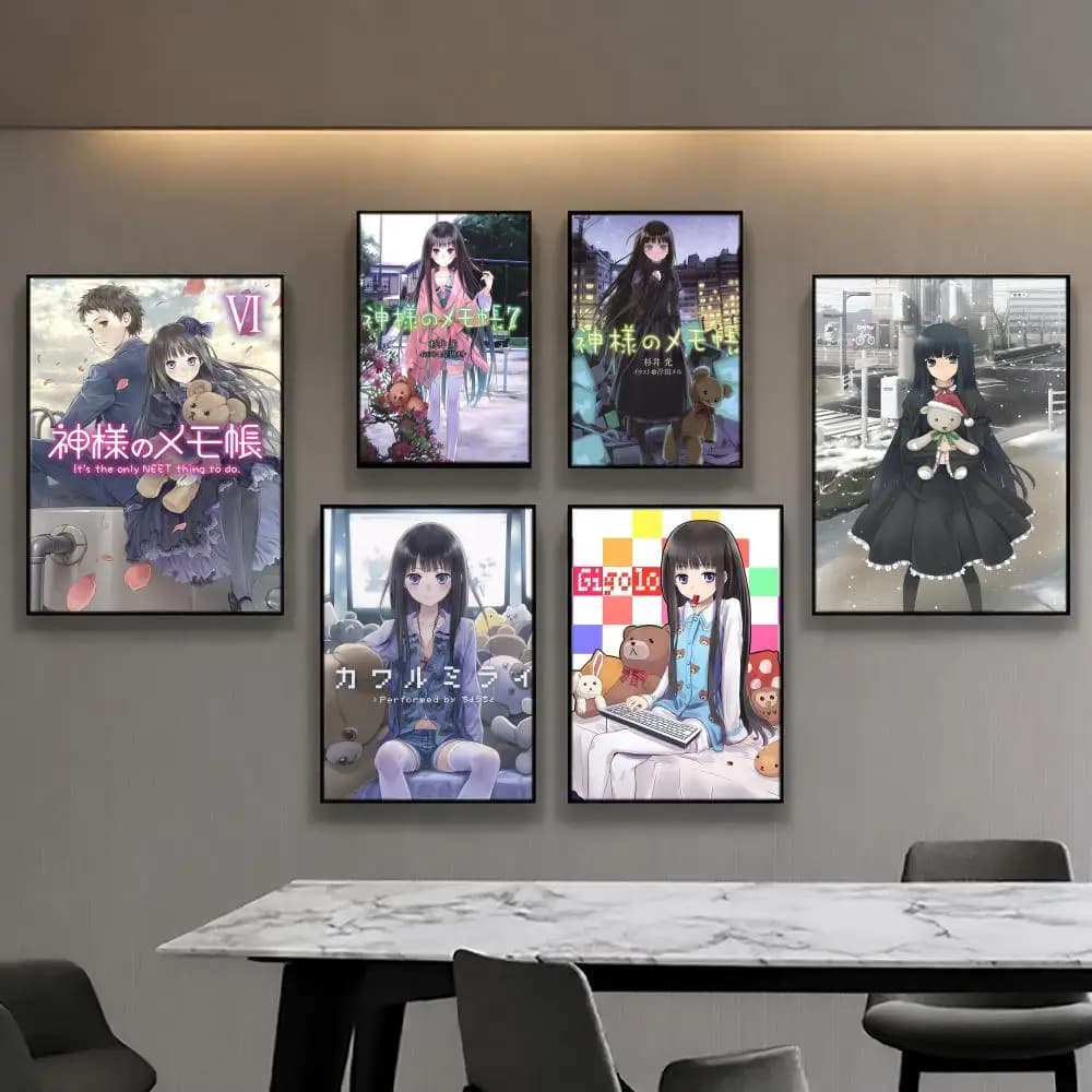 anime Heaven's Memo Pad Poster Posters Anime Room Decor Decoration Movie Backpack Wall Interior Music Wall Art