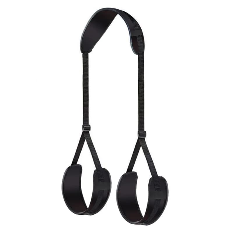 Coscia aperta BDSM Giocattolo del sesso SM Schiavo Gamba aperta Sextoy Coppia adulta regolabile Gioco erotico Fasciatura Cuscino per il collo Set di accessori 18+ Gioca