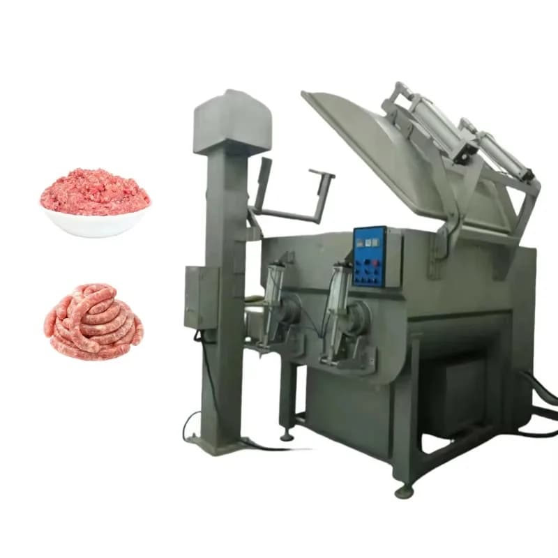 Lunga durata Facile da pulire Impastatrice per carne sottovuoto commerciale Impastatrice per carne sottovuoto industriale Frullatore elettrico 150-1200L