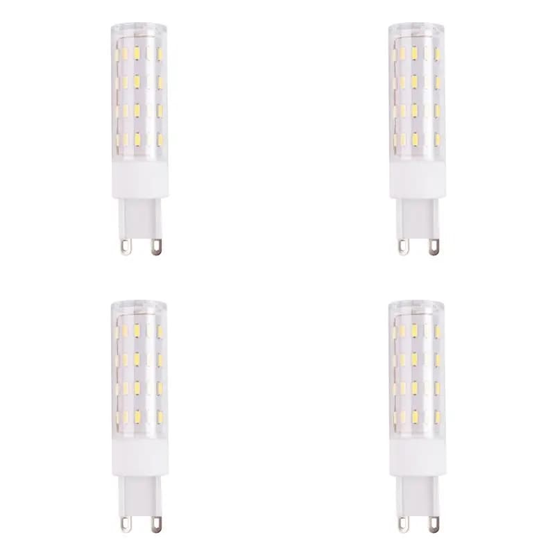 4X G9 Led Light Bulb 6W Tuya Wifi Dimmable Smart Light Halogen Light Voice Control Smart LED Bulbs 2700-6500K EU Plug