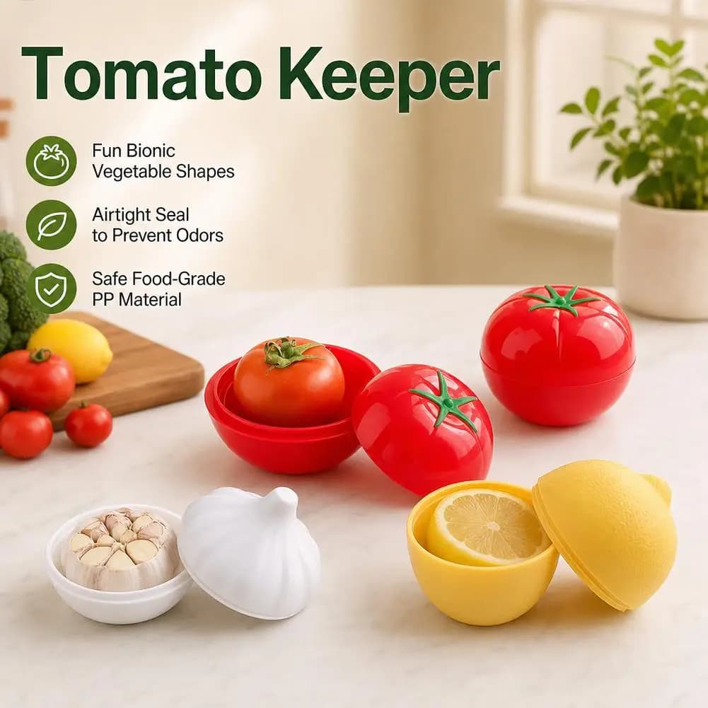 Food Storage Container Onion Green Pepper Garlic Shaped Lemon Fruits Fresh Box Plastic Vegetable Fresh-keeping Boxes