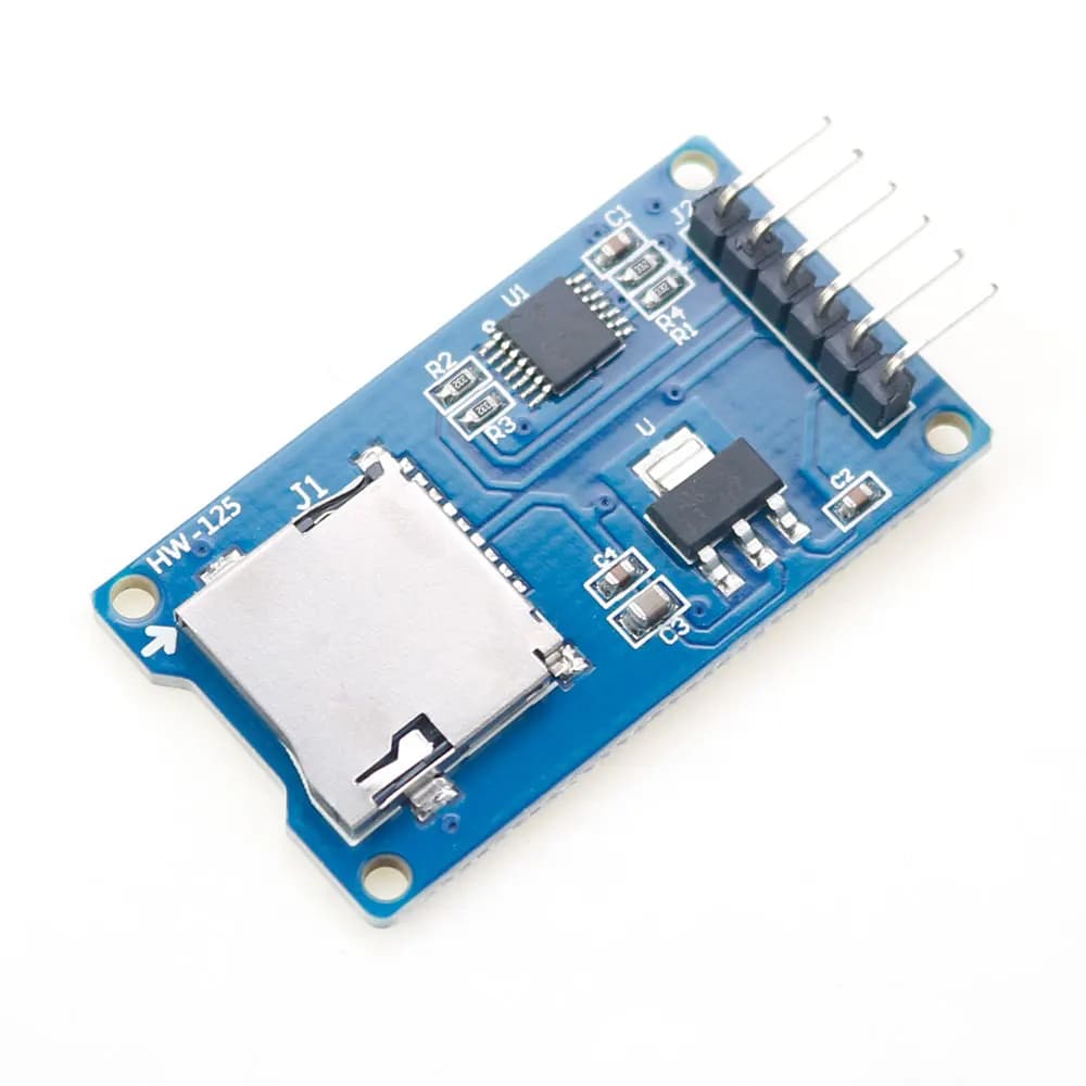2 pcs/lot Micro SD TF card reader module interfaces SPI with chip level converter for arduino