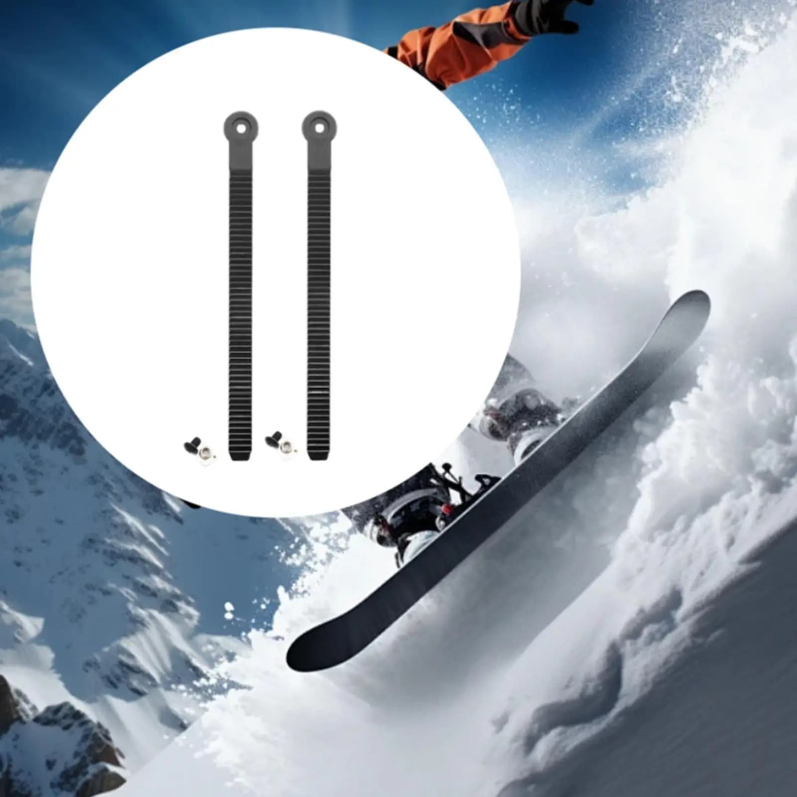 Cinghie per Scarponi da Snowboard, Accessori Leggeri per Attacchi di Pattini e Sci