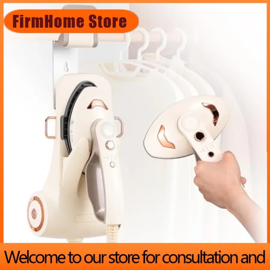 FirmHome StoreHandheld Steamer For Clothes 1500W Garment Steamer With Large Soleplate 390ml Detachable Water Tank 2 Steam Levels
