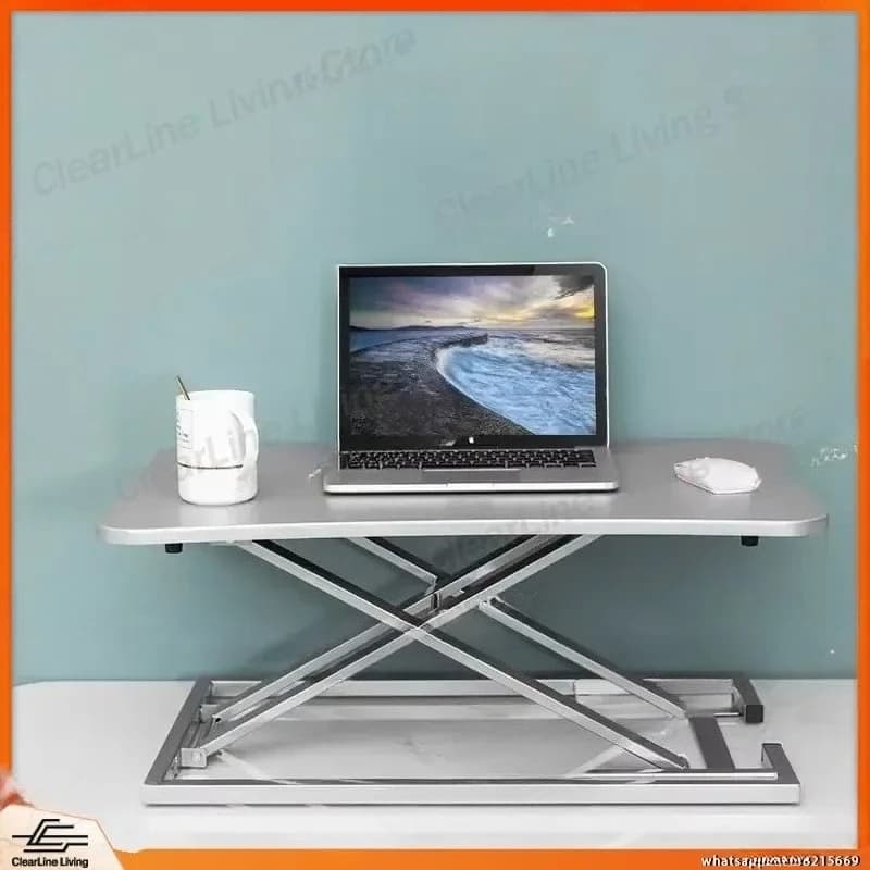 Adjustable Standing Desk Electric Height Adjustable Desk for Home Office Laptop Workstation Foldable Vertical Lifting Raising