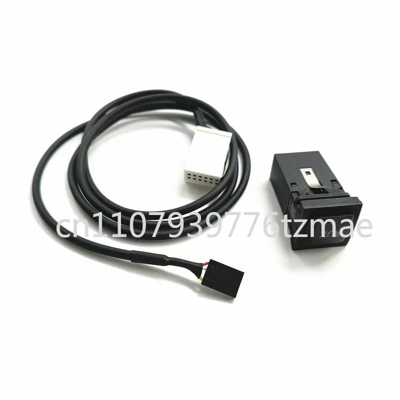 Adattatore per Interruttore AUX Auto 5KD 035 724 A + Cablaggio di Connessione per VW Bora Sagitar Golf MK 6 MK 5 Scirocco Touran Jetta MK 5