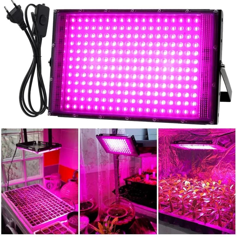 Beautiful 220V Complete LED Spectro Cultiva The Light 100W 200W 300W Phyto Lamp For Plant Light Hydroponic Lamp Serra Seme di Fiori Coltiva Lig