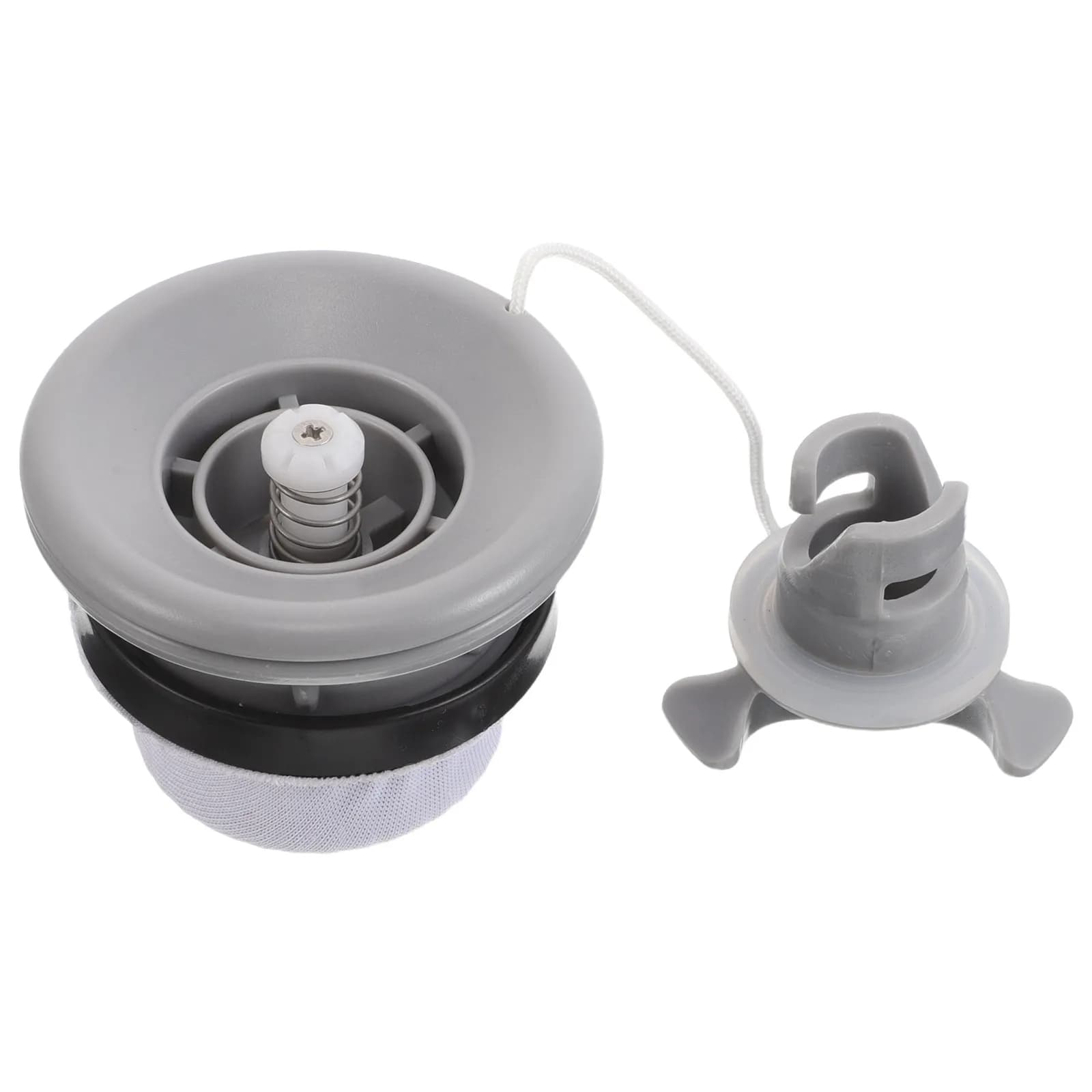 Adattatore per valvola dell'aria per gommone, mini connettore per pompa in plastica per kayak, paddle board, accessori per tavole da surf, connettore per pompa kayak