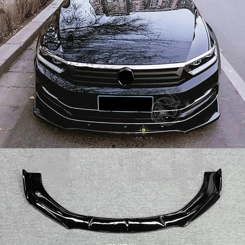 Applicable for Volkswagen Passat B8 Accessories 3 pieces Auto Front bumper Split Lip Body Kit Spoiler Diffuser Deflector