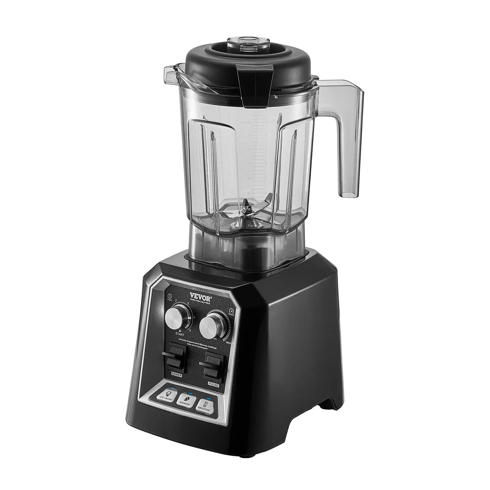 Frullatore per Smoothie, 68 oz 1400W, Frullatore Professionale con Motore Potente, Frullatore Multifunzione per la Lavorazione degli Alimenti con G