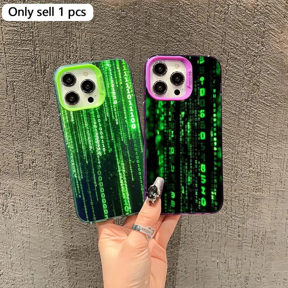 Custodia per telefono Technology-Digital-Storm per iPhone 17 16 15 14 11 12 13 Pro Max Plus Cover Posteriore