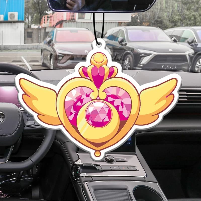Pink diamond wings, girls' atmosphere love most hair, English and English pear scent, natural air refreshing car, car scent