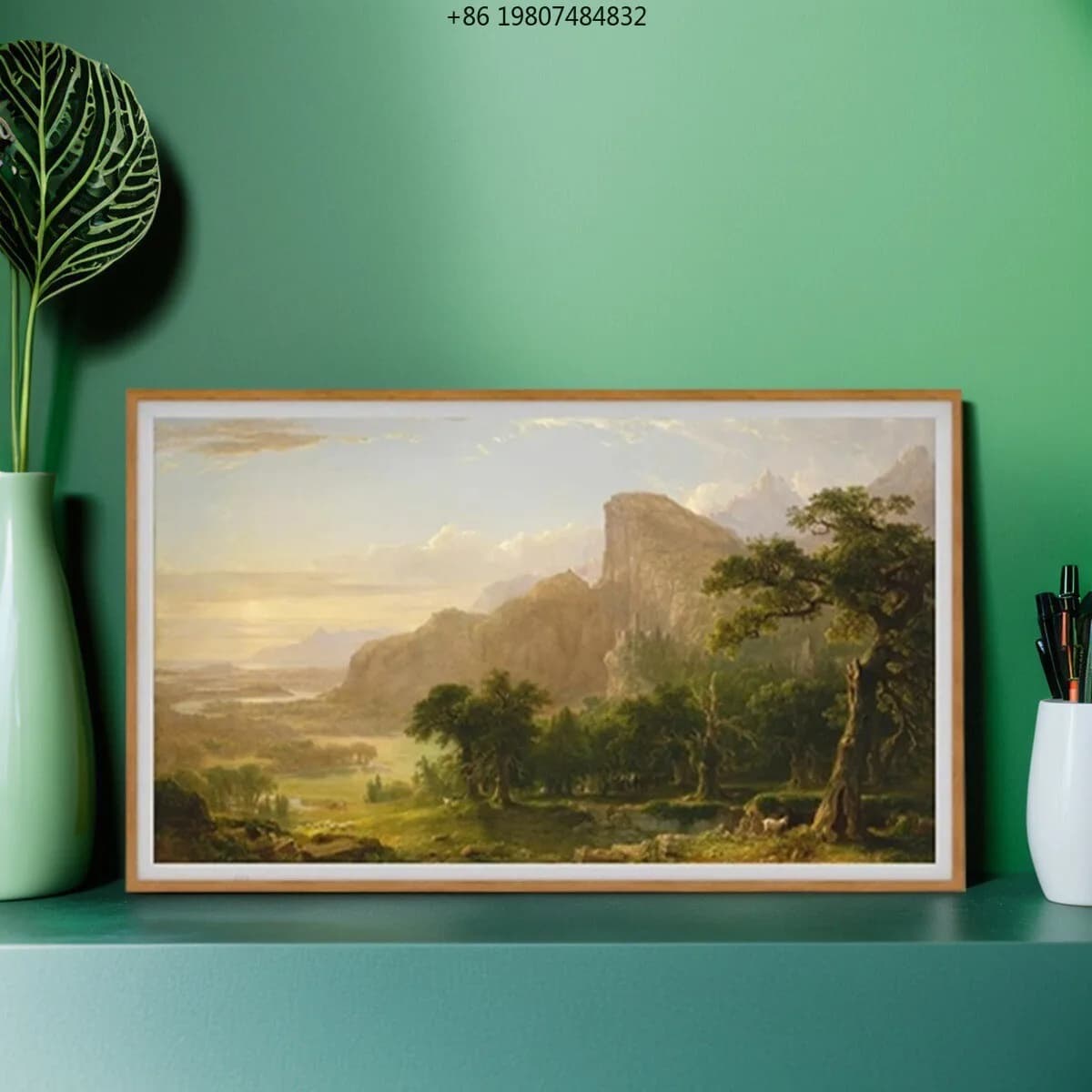 1080P Android Digital Photo Frame, Capacitive Touch Image Carousel, Wall Mounted LCD Digital Canvas