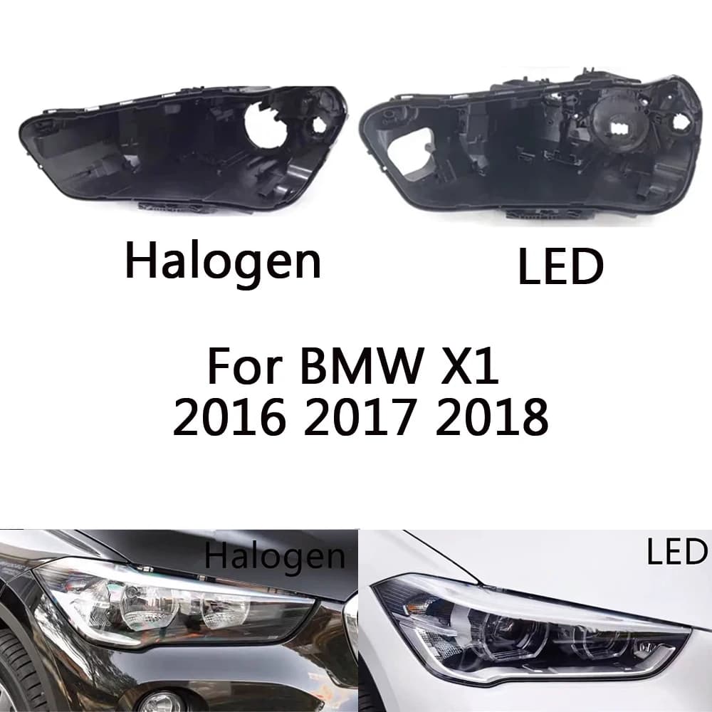 Base faro per BMW X1 2016 2017 2018 Faro Casa Auto Base posteriore Anteriore Auto Faro Posteriore Casa