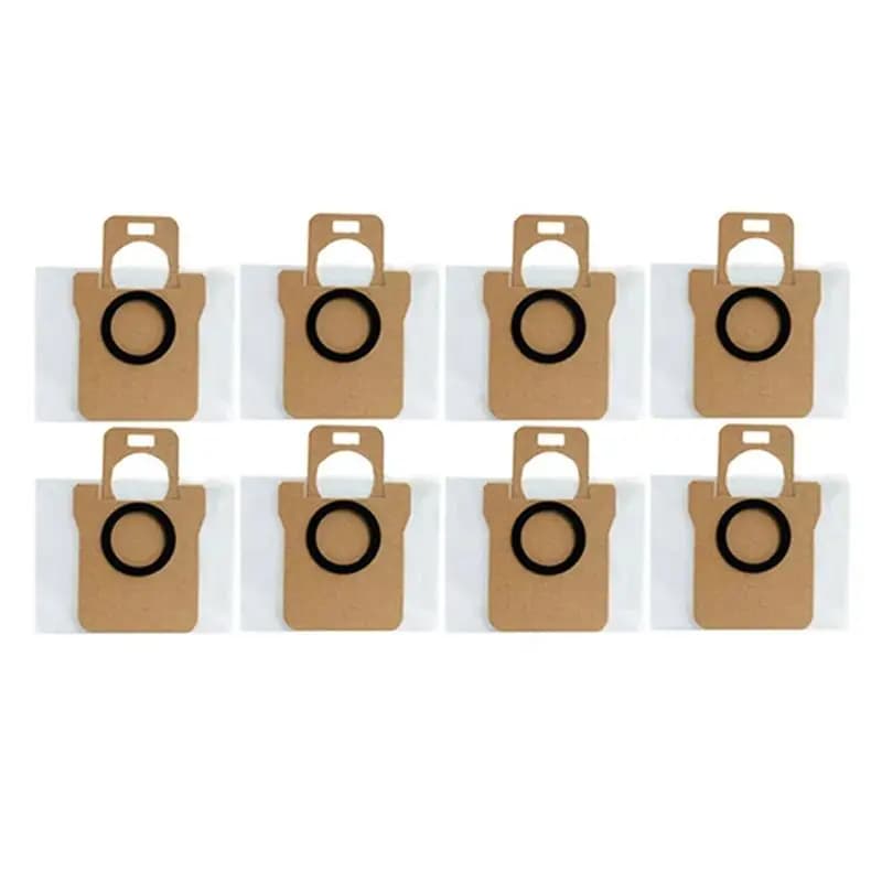 Offerta Globale - 8 Sacchetti di Ricambio per la Polvere per Robot Aspirapolvere Dreame Bot L30 Ultra, Sacchetti Raccoglipolvere, Sacchetti per Rifiuti