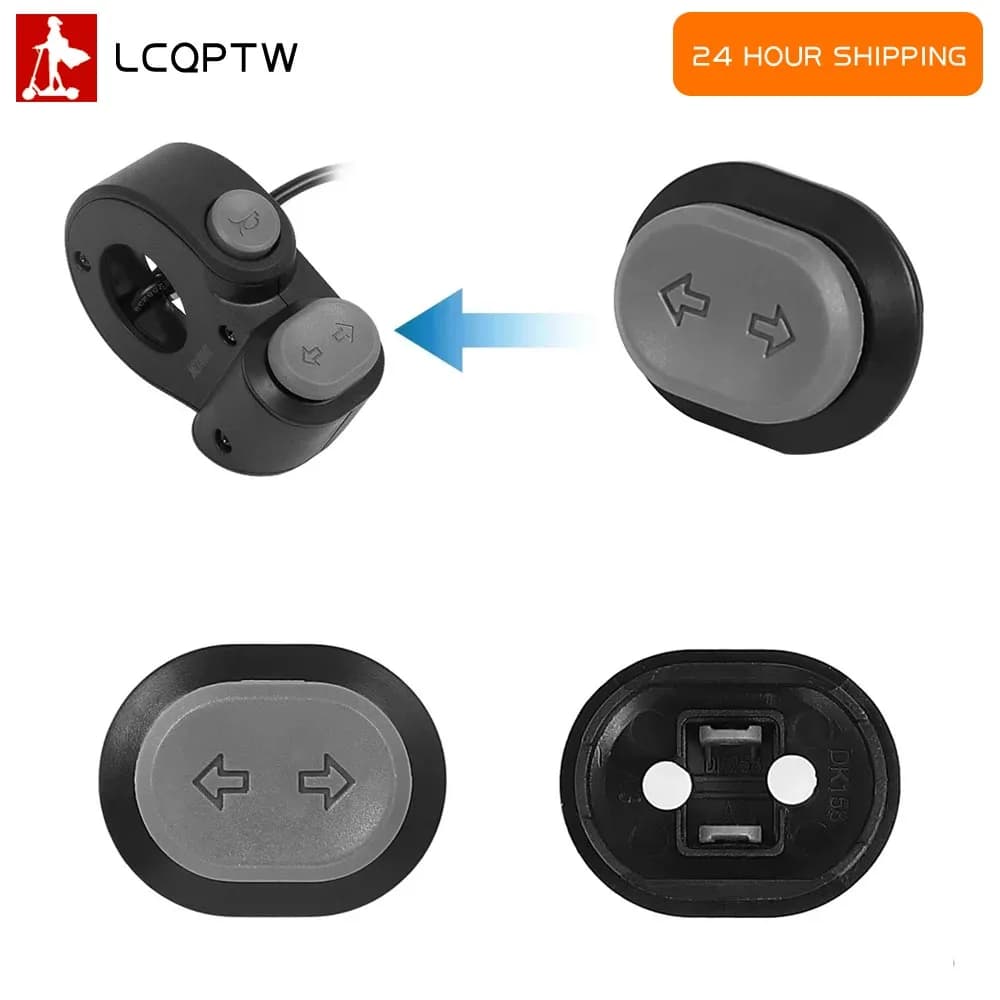 Pulsante interruttore di svolta Kickscooter per scooter elettrico Ninebot G2 pulsante indicatore di direzione sinistro destro parte pulsante interruttore volante
