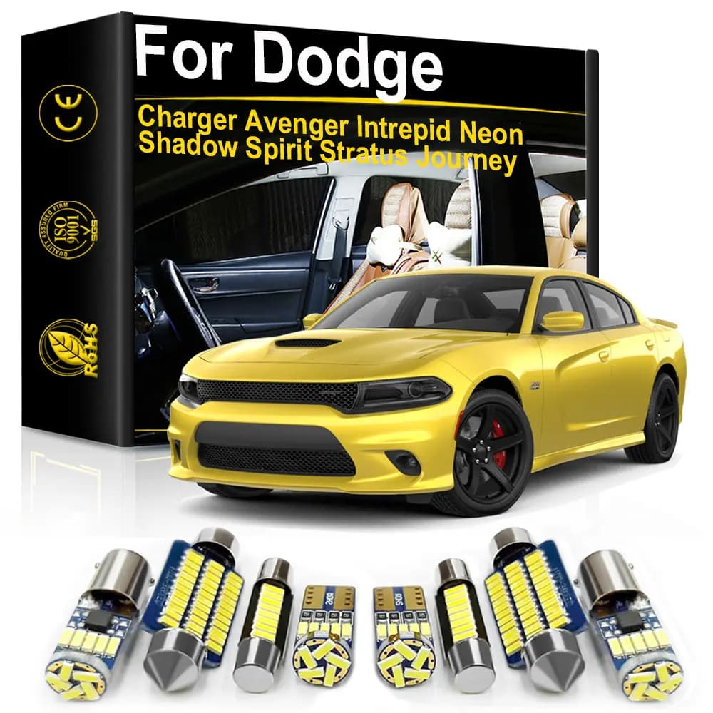 Per Dodge Charger Avenger Intrepid Neon Shadow Spirit Stratus Journey Car LED Interior Light Canbus accessori lampada da interno