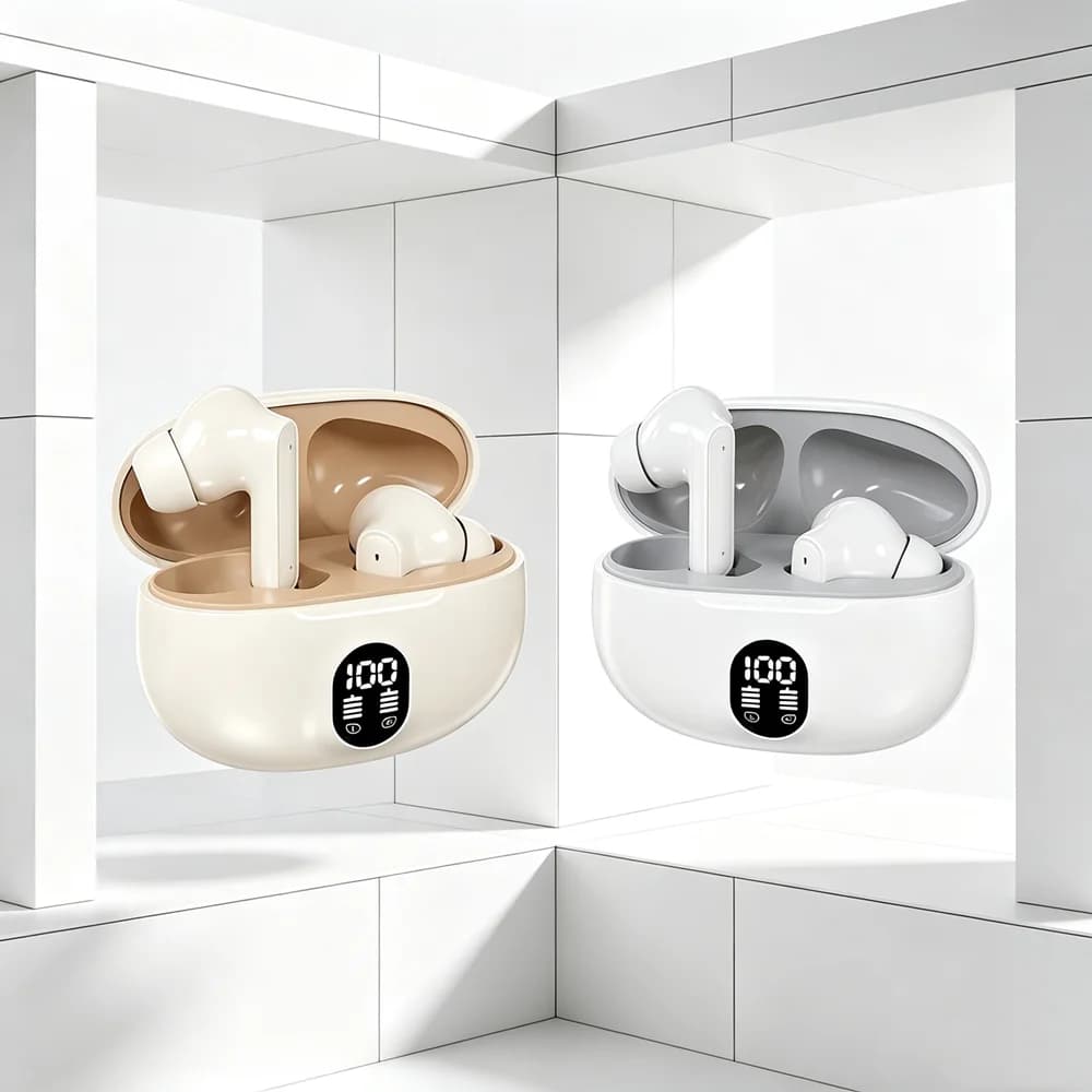 TWS Wireless Headphones Bluetooth Earbuds Sweat-wicking Bluetooth Headphones Keep Ears Cool During Summer Workouts