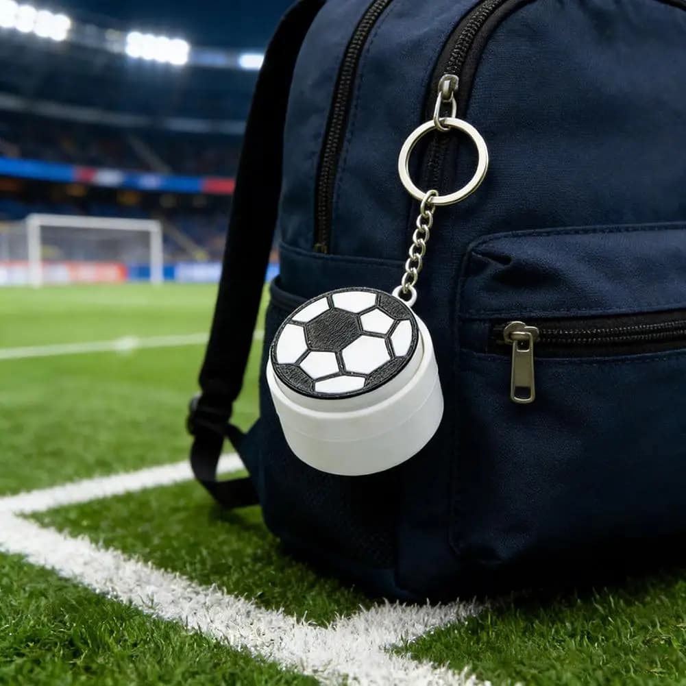 Portachiavi con Ciondolo a Forma di Palla Sportiva Stampata in 3D, Tema Sportivo, Clicker Sensoriale a Cartone Animato, Calcio, Tennis, Basket, Baseball