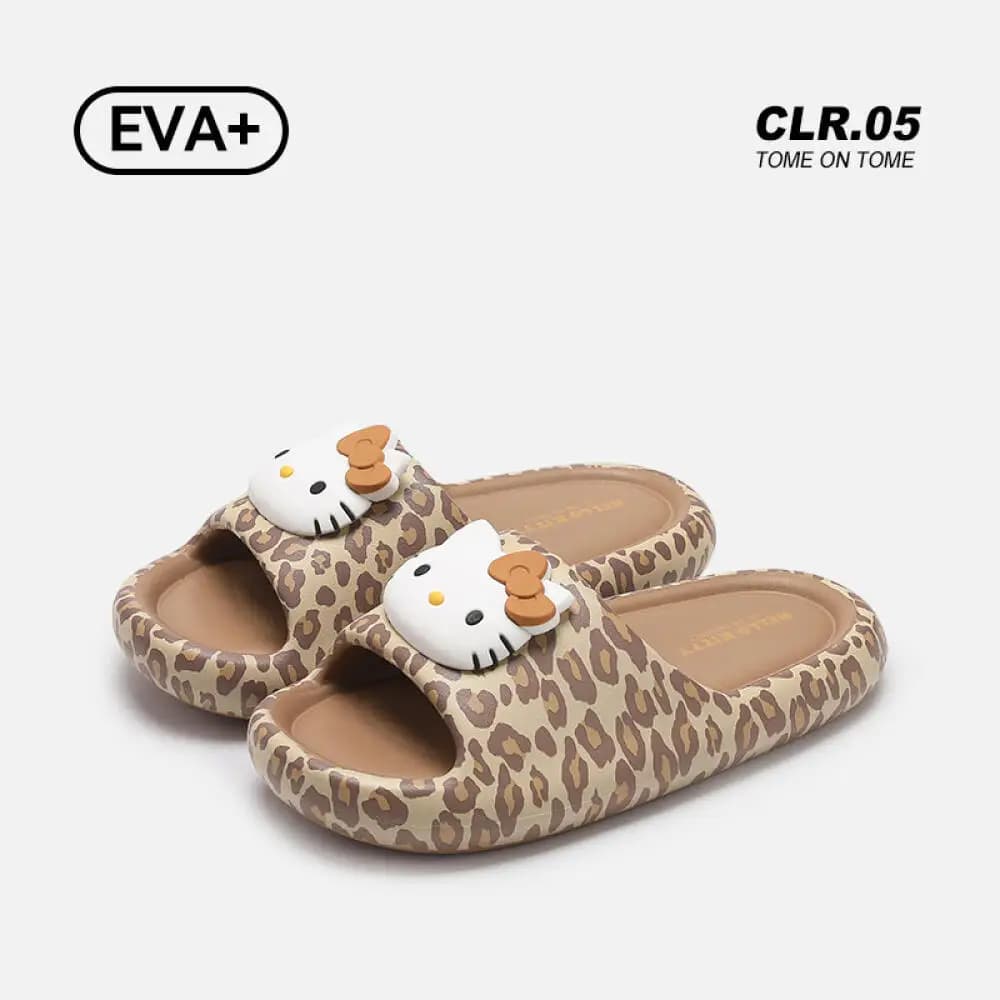 Ciabatte Estive Anime Hello Kitty per Donna, Scarpe Eva Kawaii Sanrio per Ragazze, Sandali da Spiaggia Antiscivolo con Suola Spessa per Studentesse