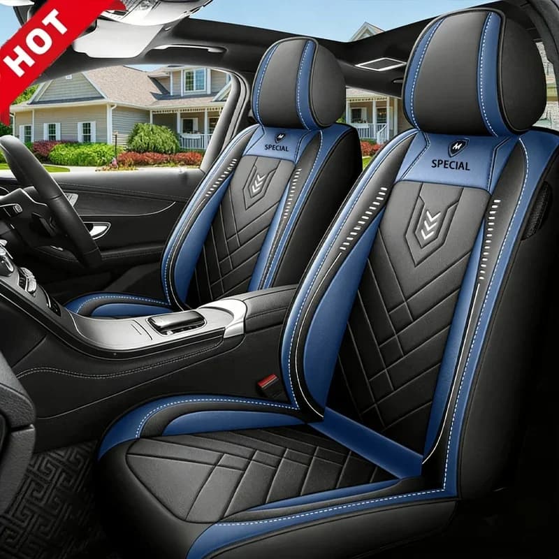 1 pcs Full surround car seat cushion cover leather universal cover for four seasons
