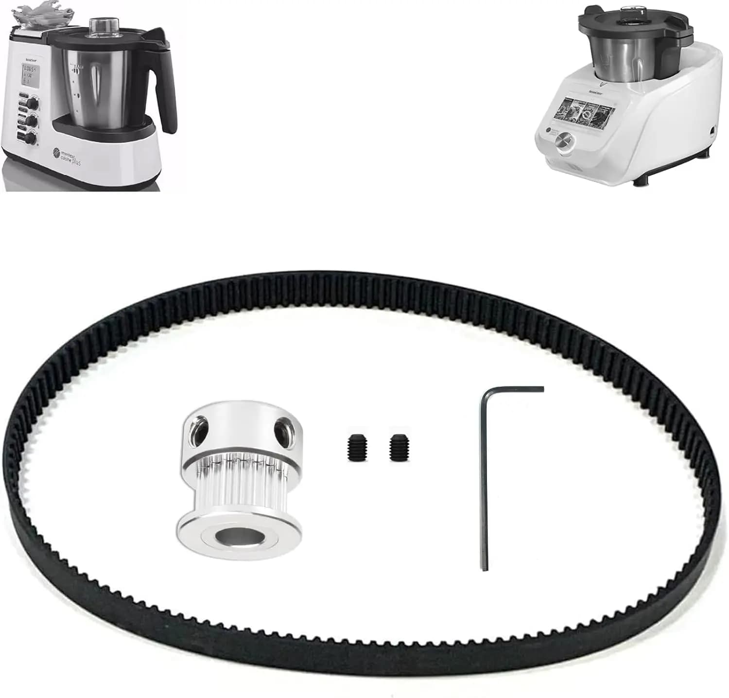 Cinghia + Ingranaggio per Monsieur Cuisine Connect/Plus/Smart Silvercrest LIDL Robot da cucina