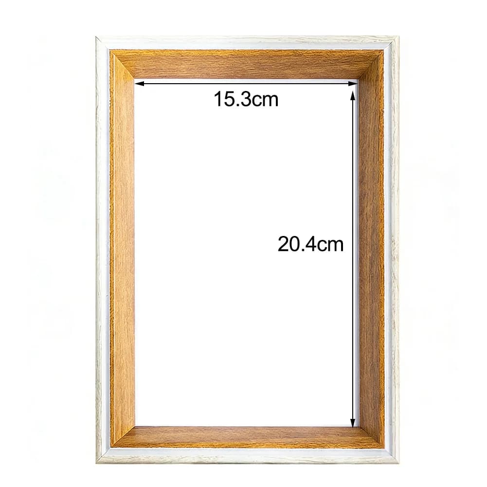 Cornice portafoto in resina da 8 pollici per decorazioni casa e ufficio, espositore moderno da tavolo e da parete, 15,3 x 20,4 cm, supporto per foto in resina