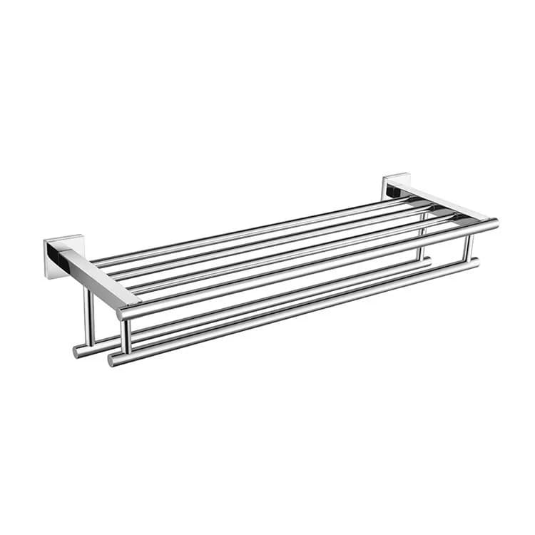 Modern Eco-Friendly Stainless Steel Bathroom Accessory Set Black Towel Rail Bar Rack Shelf Holder Corner-Mounted Wall-Mounted