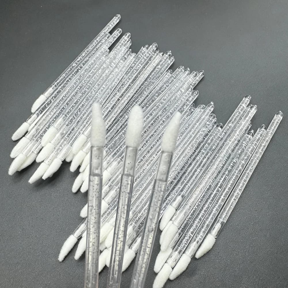100Pcs Disposable Lip Brush Eyelash Extension Makeup Brushes Lash Extension Mascara Applicator Lipstick Wands Cosmetic Tools