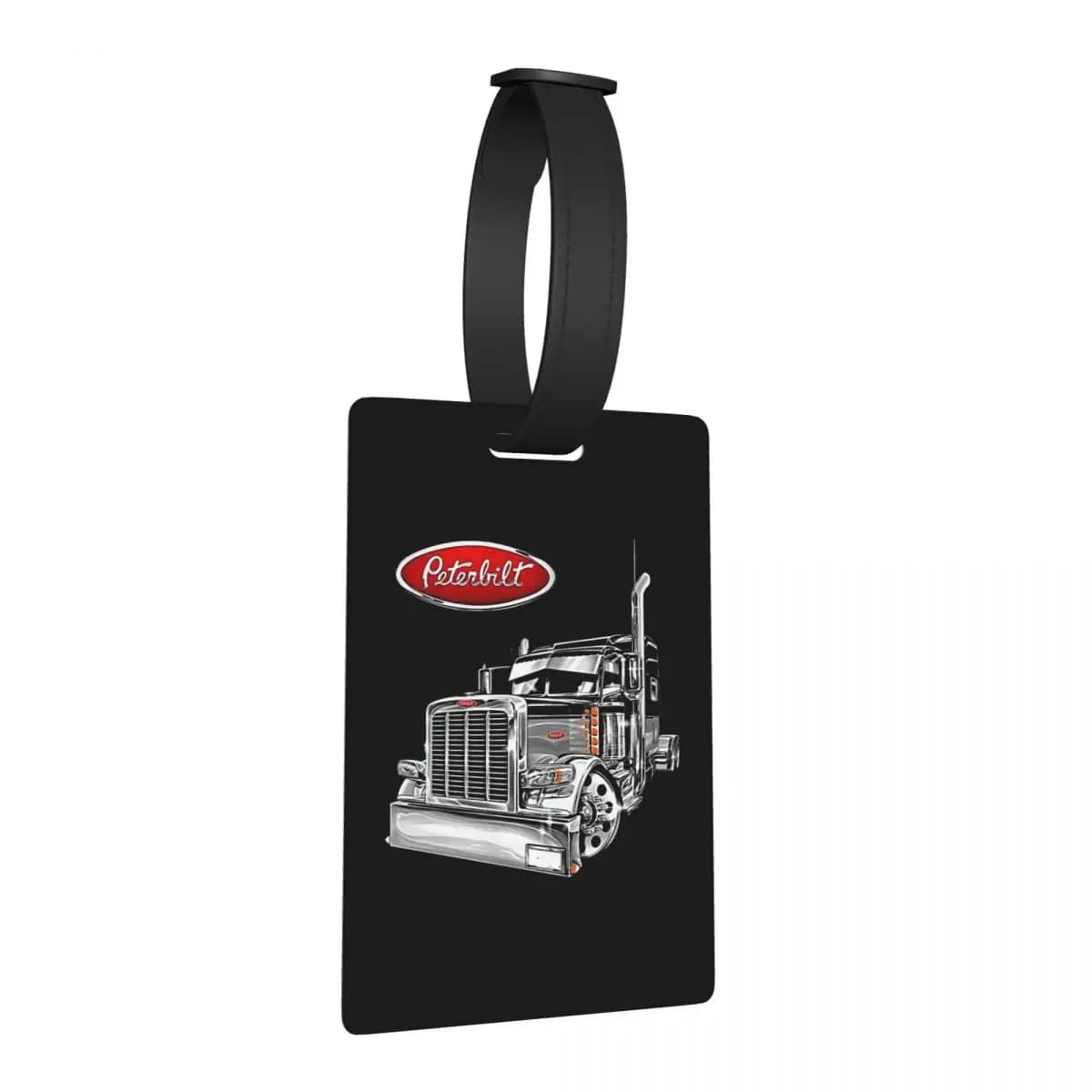 Etichette per Bagagli Peterbilt, Accessori per Valigie, Targhette per Bagagli da Viaggio, Porta Etichette con Spazio per Nome e Indirizzo