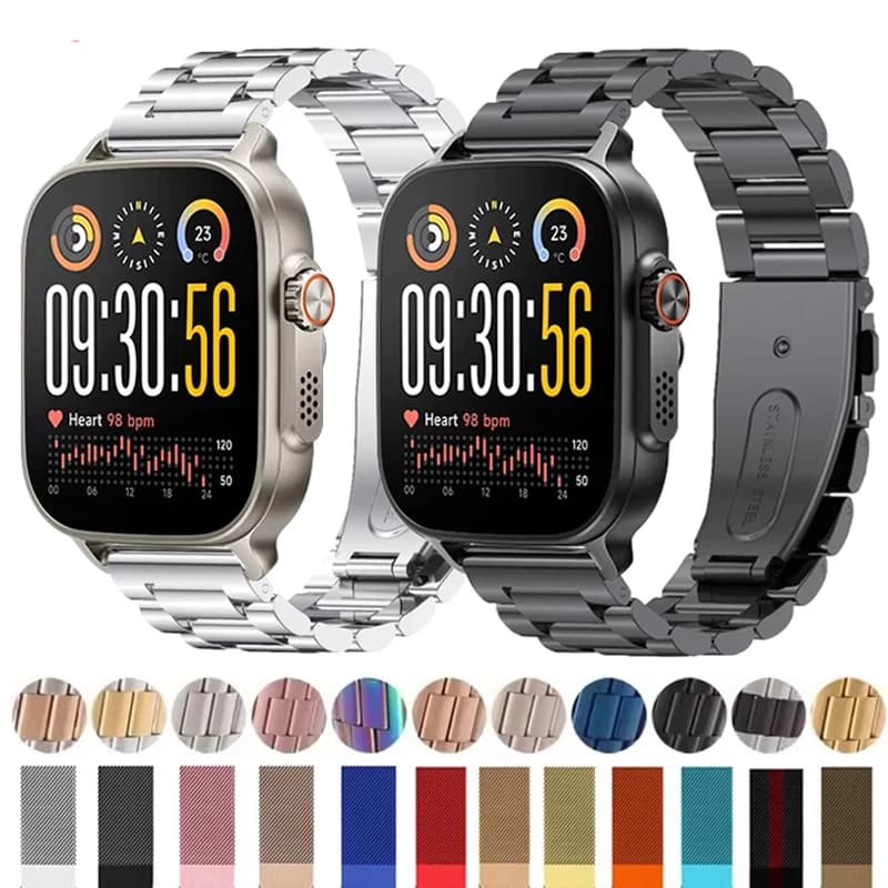 Cinturino in acciaio inossidabile da 22 mm per Realme Watch 5 cinturino da uomo per Realme Watch S2/Realme 3 3 Pro S Pro/2 2 Pro cinturino in metallo Correa